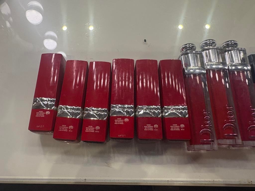 13 stuks dior lipstick/gloss, Sieraden, Tassen en Uiterlijk, Uiterlijk | Cosmetica en Make-up, Ophalen of Verzenden, Zo goed als nieuw