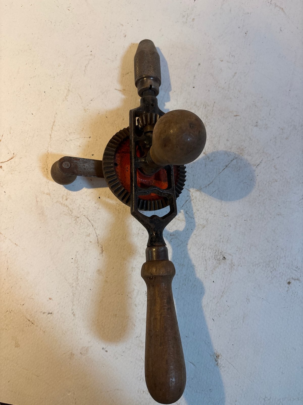 Antieke Stanley 805 handboor - Vintage gereedschap, Antiek en Kunst, Ophalen of Verzenden
