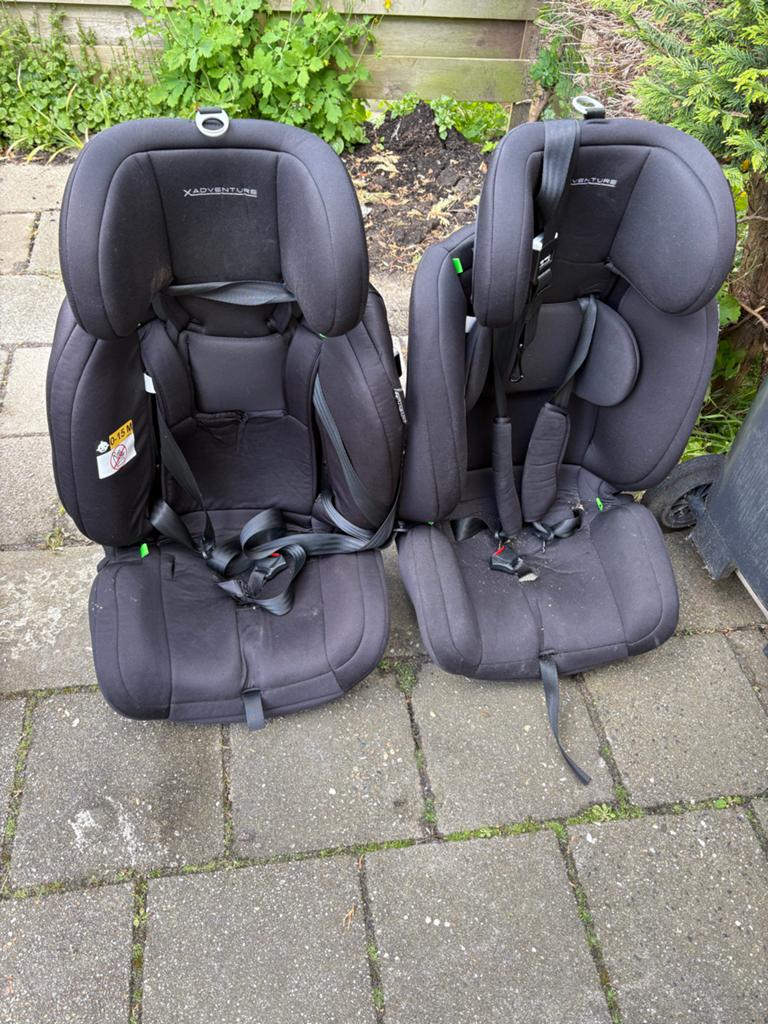 2x X-Adventure Autostoel Grow Fix Isofix 9-36 kg, Kinderen en Baby's, Autostoeltjes, Zo goed als nieuw, 9 t/m 36 kg, Isofix, Ophalen