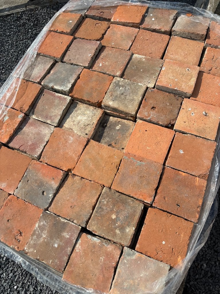 Lot Antieke terracotta tegels. Voor info BELLEN 0474220705, Ophalen