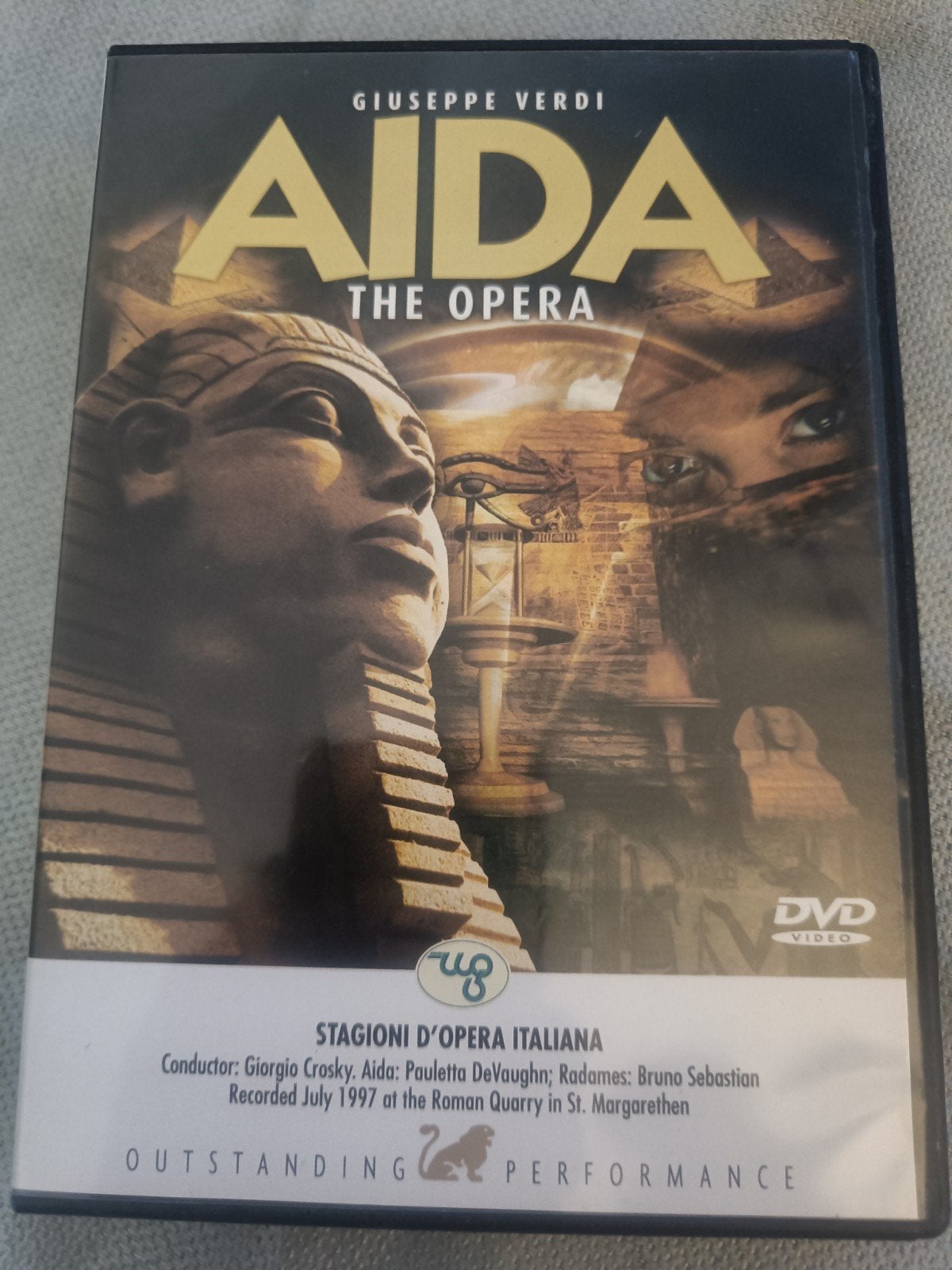 Giuseppe Verdi - Aida The Opera DVD, Gebruikt, Alle leeftijden, Ophalen of Verzenden, Concert