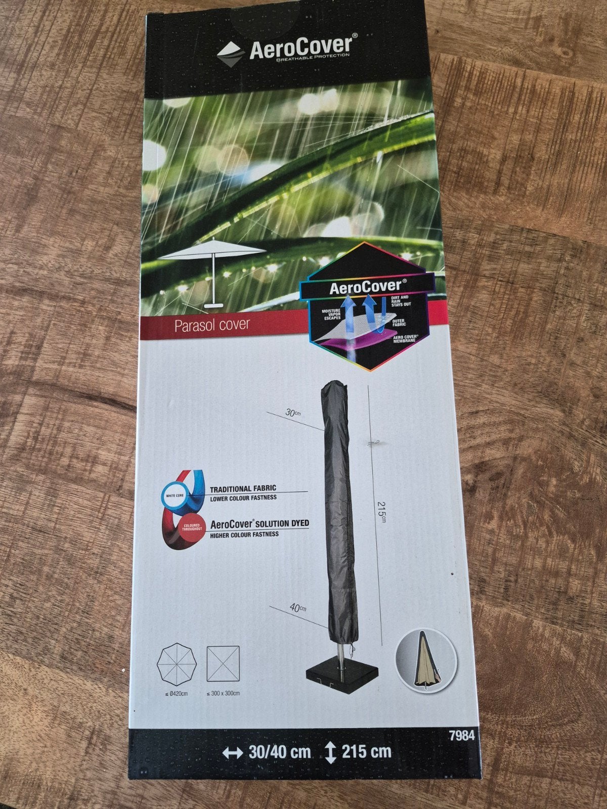 AeroCover Parasolhoes 215 cm hoog, 40 cm breed - NIEUW, Ophalen of Verzenden