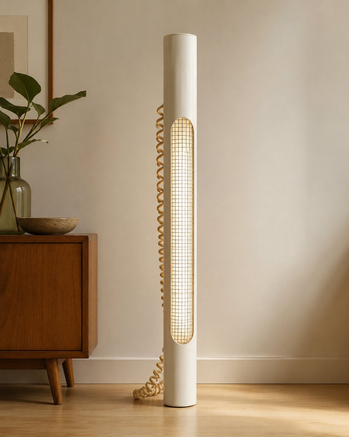 Vintage Massive lamp met TL buizen - Jaren '80 design, Ophalen, Gebruikt, Kunststof, 100 tot 150 cm