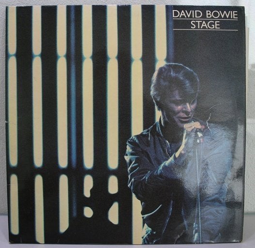 LP - David Bowie - Stage - 2LP -  Limited - BLAUW vinyl - M, Cd's en Dvd's, Vinyl | Rock, Ophalen of Verzenden, Zo goed als nieuw