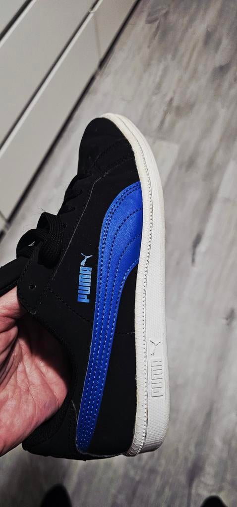 Puma sneakers maat 37 zwart/blauw, Ophalen, Gebruikt, Jongen of Meisje, Puma