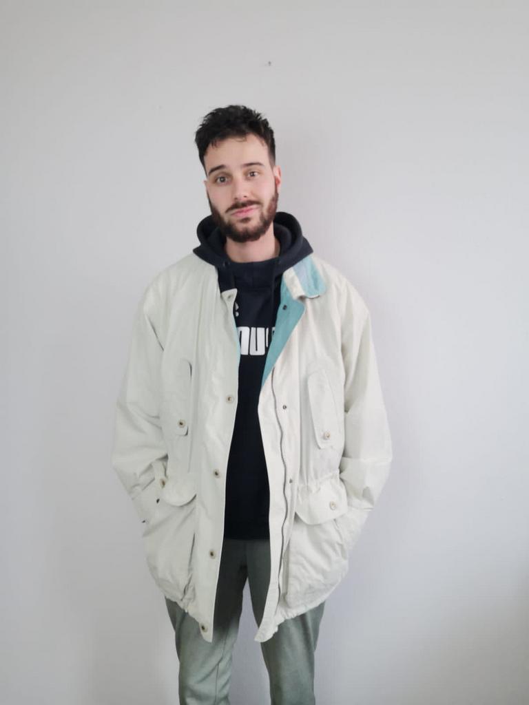 Vintage heren parka - jas - jacket - 90s - L/large, Maat 52/54 (L), Hgv, Hgv, Ophalen of Verzenden