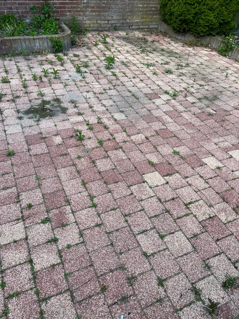 Gratis afhalen: 9m2 Hexagon 25cm en 34m2 geel/roze vierkant, Ophalen, Gebruikt, Overige typen, 10 m² of meer