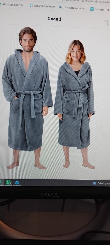 badjas, Ophalen, Zo goed als nieuw, Maat 46/48 (XL) of groter