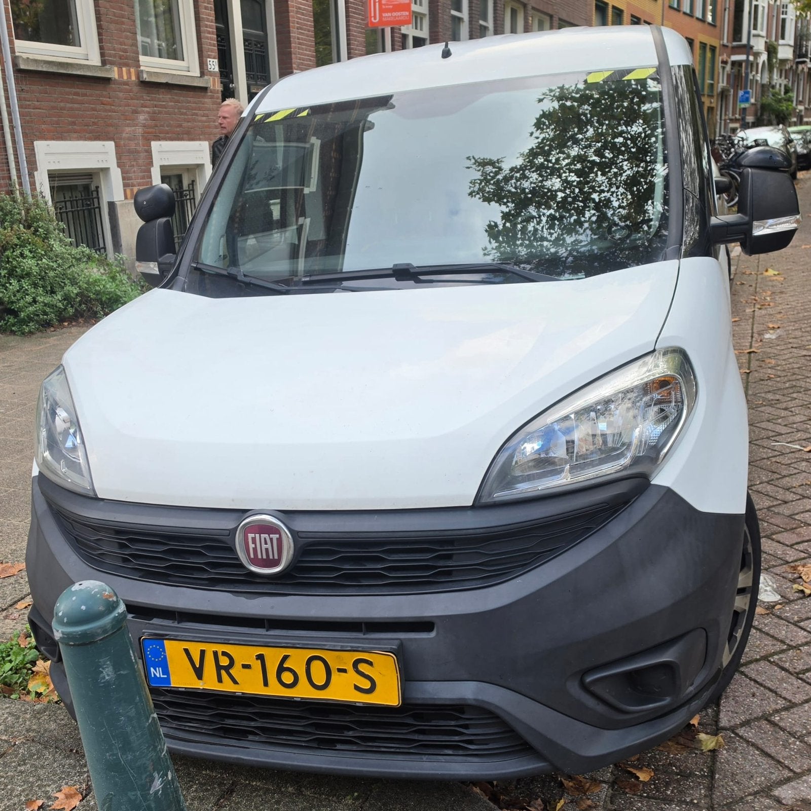 Fiat Doblo 1.3 MJ 16V 75pk 2015, Voorwielaandrijving, Euro 5, Stof, Zwart
