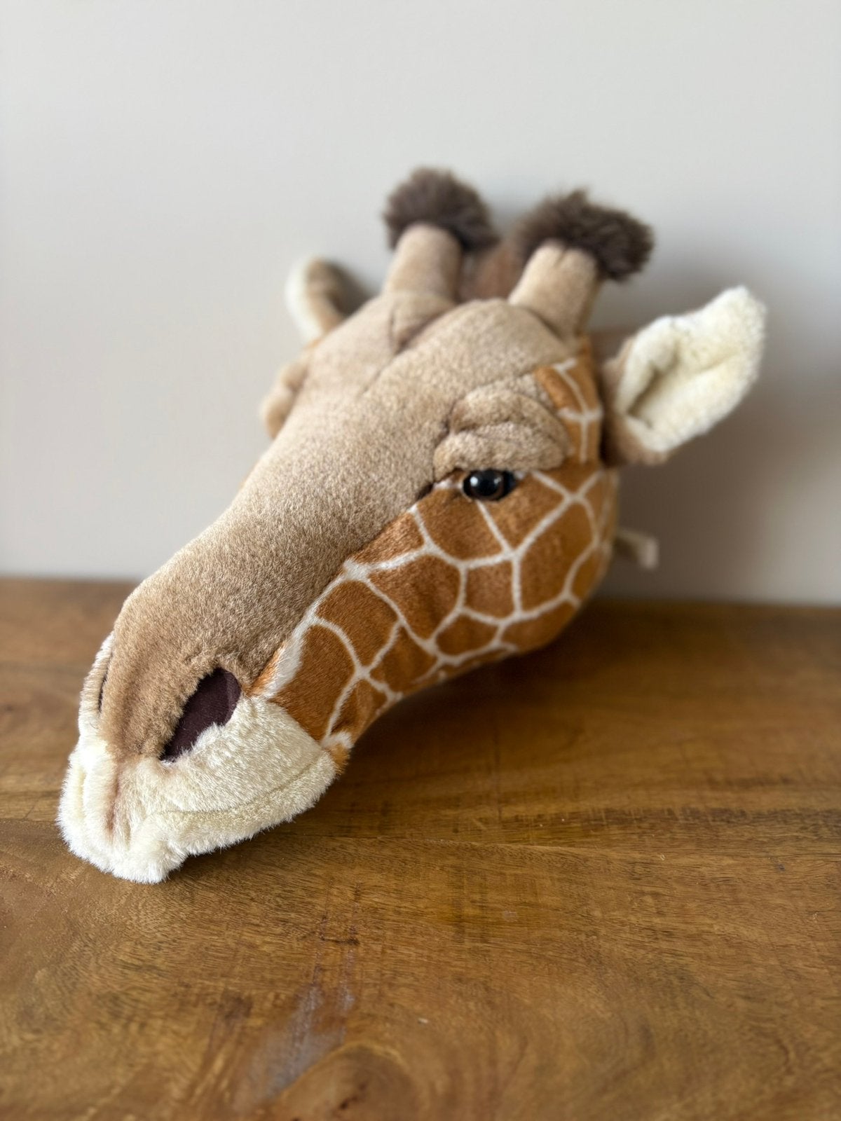 Set: Vloerkleed Kidsdepot, 5 dierenkoppen Wild&Soft Bibib, Gebruikt, Overige merken, Ophalen of Verzenden, Wanddecoratie