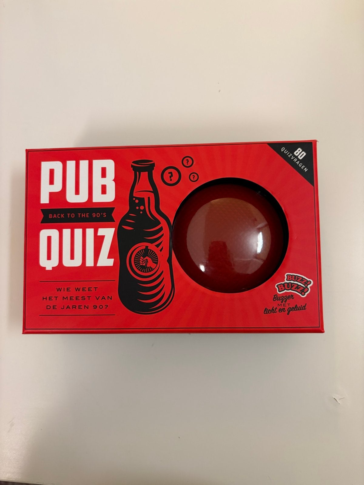 Pub Quiz Back to the 90's met Buzzer, Drie of vier spelers, Ophalen, Nieuw
