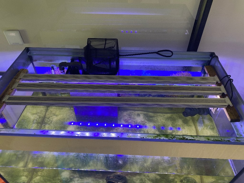 JMB aqua light led aquarium verlichting, Ophalen, Gebruikt, App-bediening, Verlichting of Verwarming