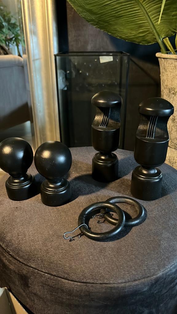 Ikea houten gordijn systeem, Ophalen, Zo goed als nieuw, 150 tot 200 cm