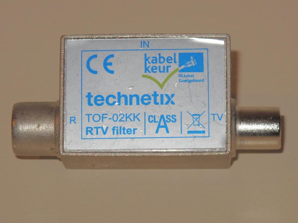 Technetix TOF-02KK RTV filter, Ophalen of Verzenden, Gebruikt, Minder dan 2 meter, Overige kabels
