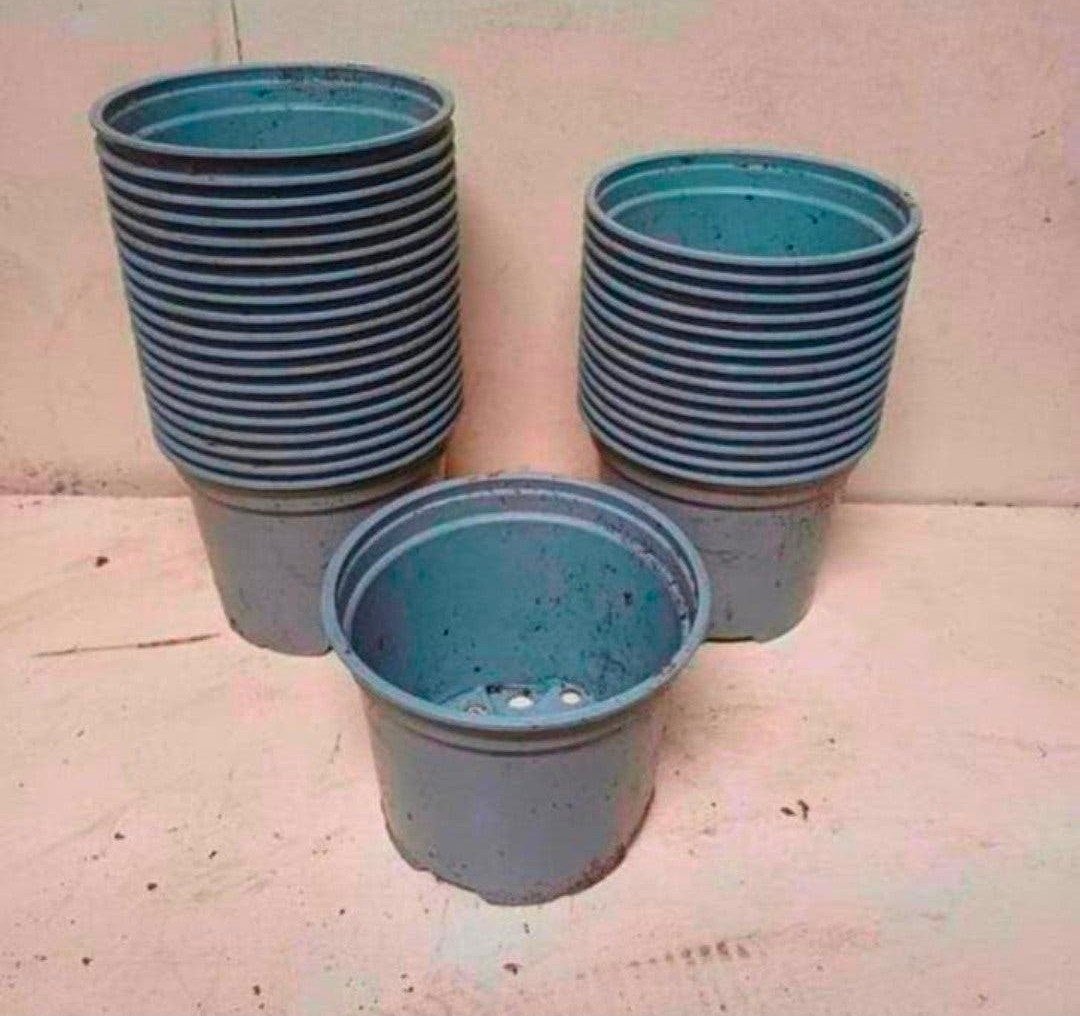 kweekpotten plantenpotten bloempotten 2 liter, Kunststof, Gebruikt, Rond, Ophalen of Verzenden