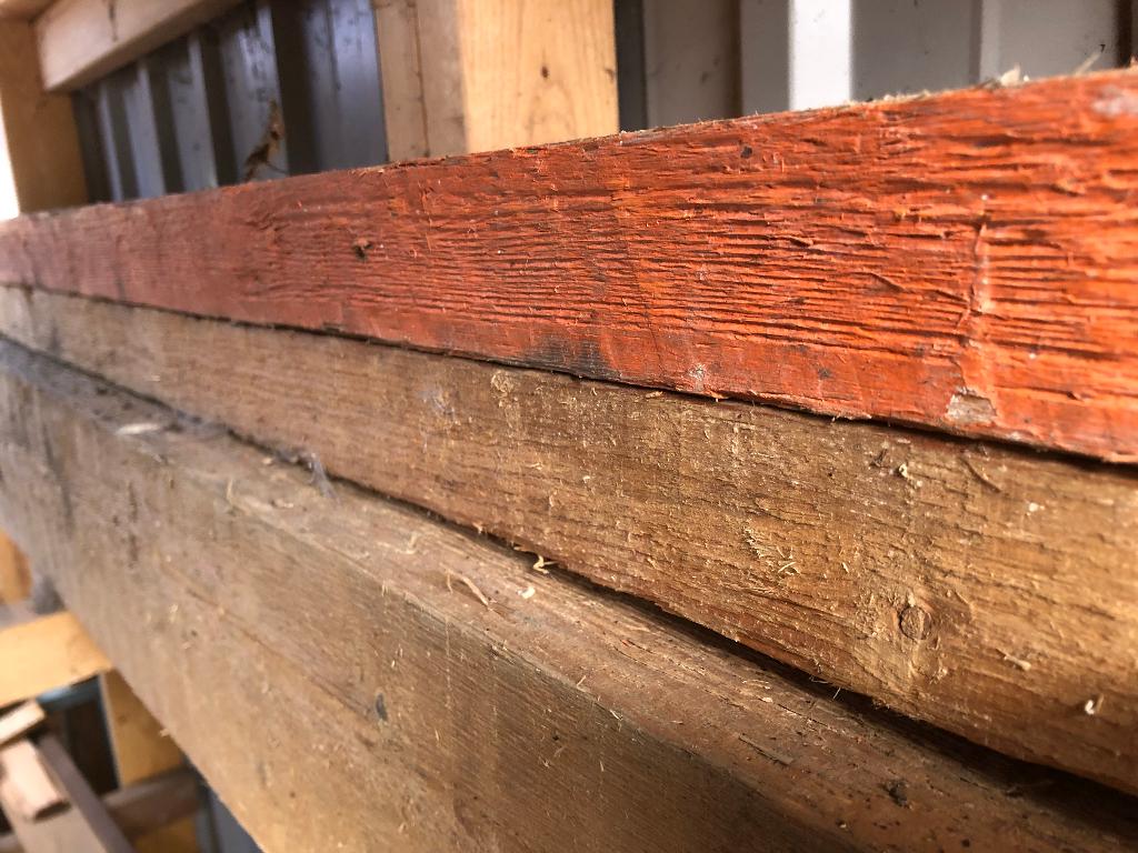 3 balken in de loodmenie dus ook geschikt voor muurbalk, Tuin en Terras, Ophalen, Gebruikt, 250 cm of meer, Balken