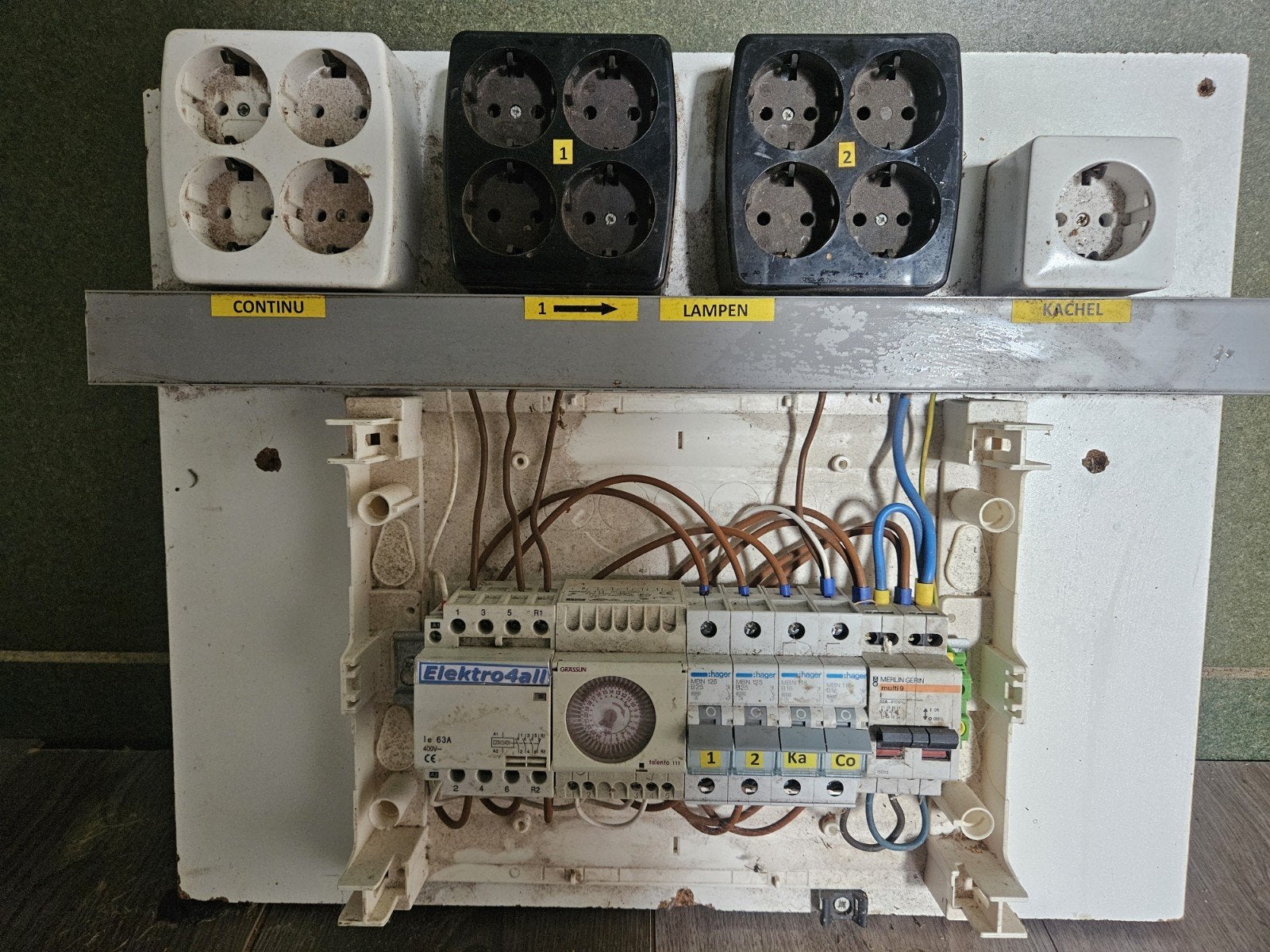 Professioneel schakelbord 8 x 600W  kweekspullen, Ophalen of Verzenden