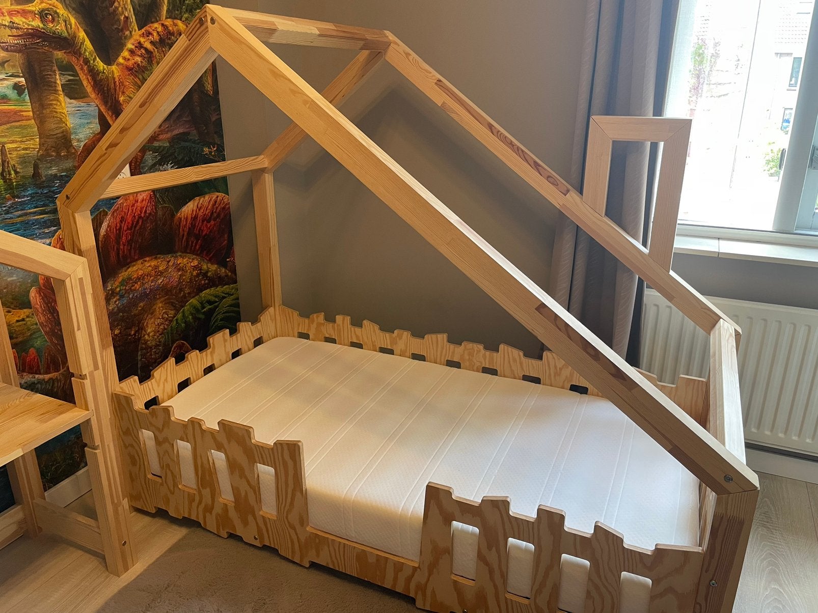 Petit puk bedhuisje met matras, Ophalen, 70 tot 85 cm, 140 tot 160 cm, Zo goed als nieuw