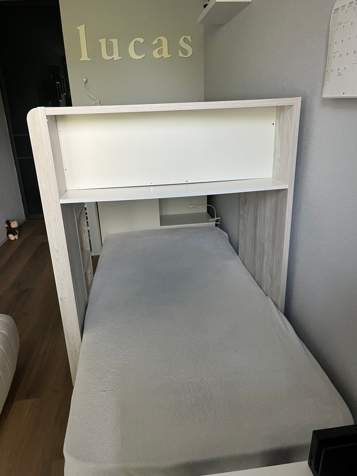 Mooi stapelbed met veel opbergruimte, Gebruikt, 90 cm, Tweepersoons, Ophalen of Verzenden