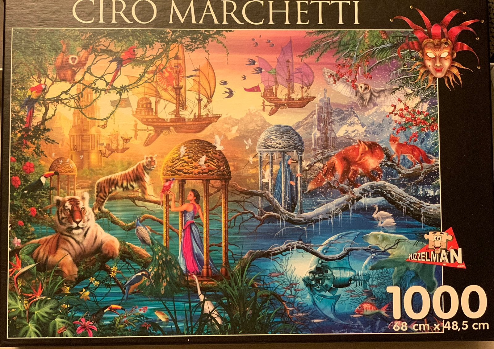 Puzzel 1000 stukjes.Shrangi La- Ciro Marchetti, Hobby en Vrije tijd, Denksport en Puzzels, Ophalen of Verzenden, 500 t/m 1500 stukjes