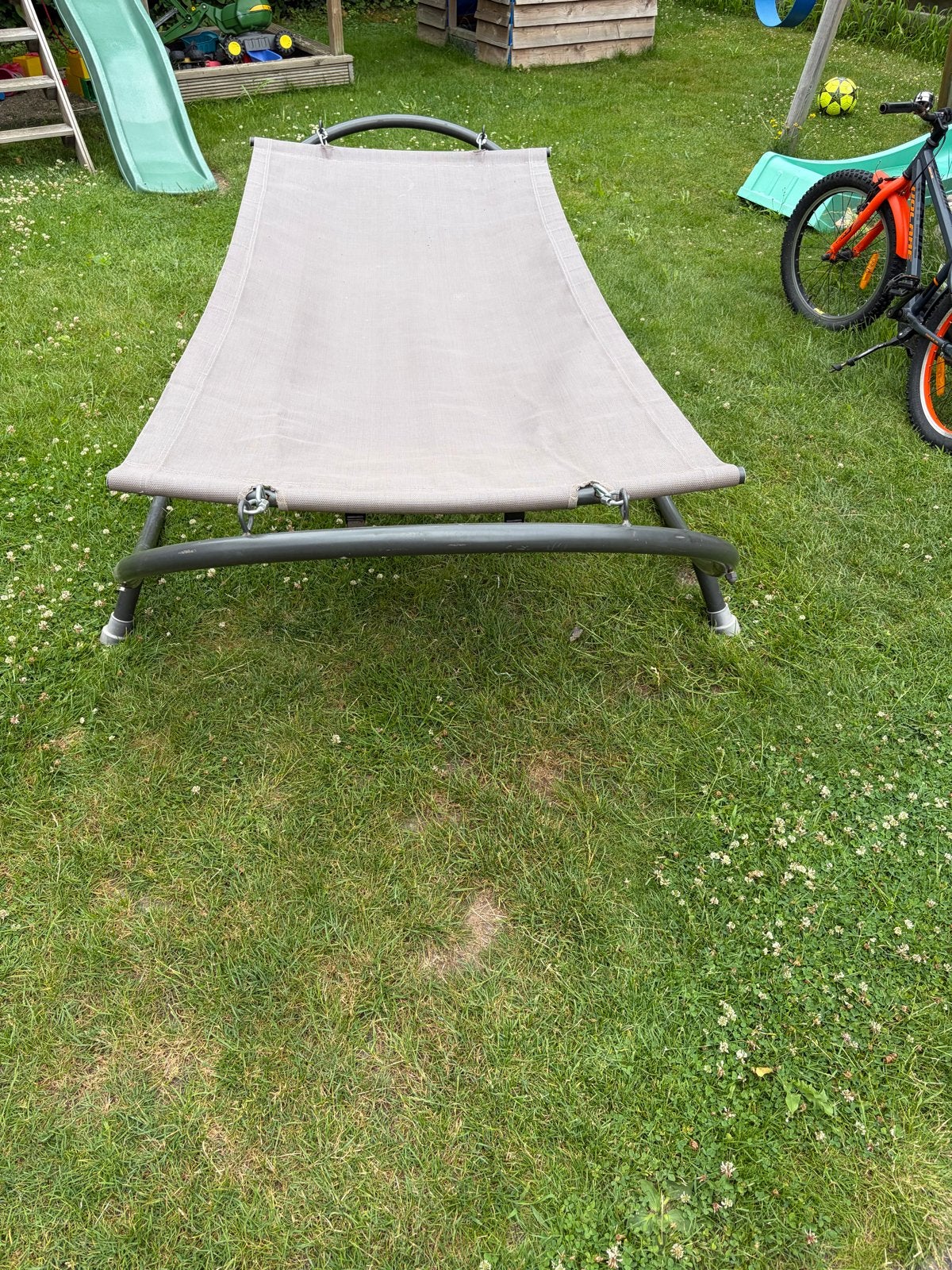 Compleet ligbed/ hangmat, Ophalen, Gebruikt, Metaal
