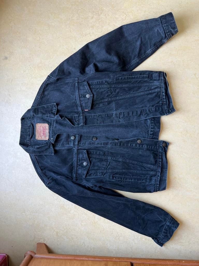 Levi's spijkerjas - Zwart/Grijs - Tijdloze klassieker, Ophalen, Gedragen, Overige maten, Zwart