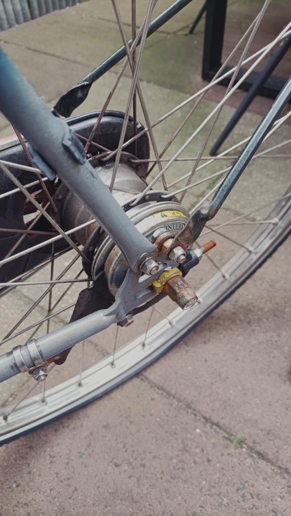 Gazelle achterwiel 3v, Ophalen