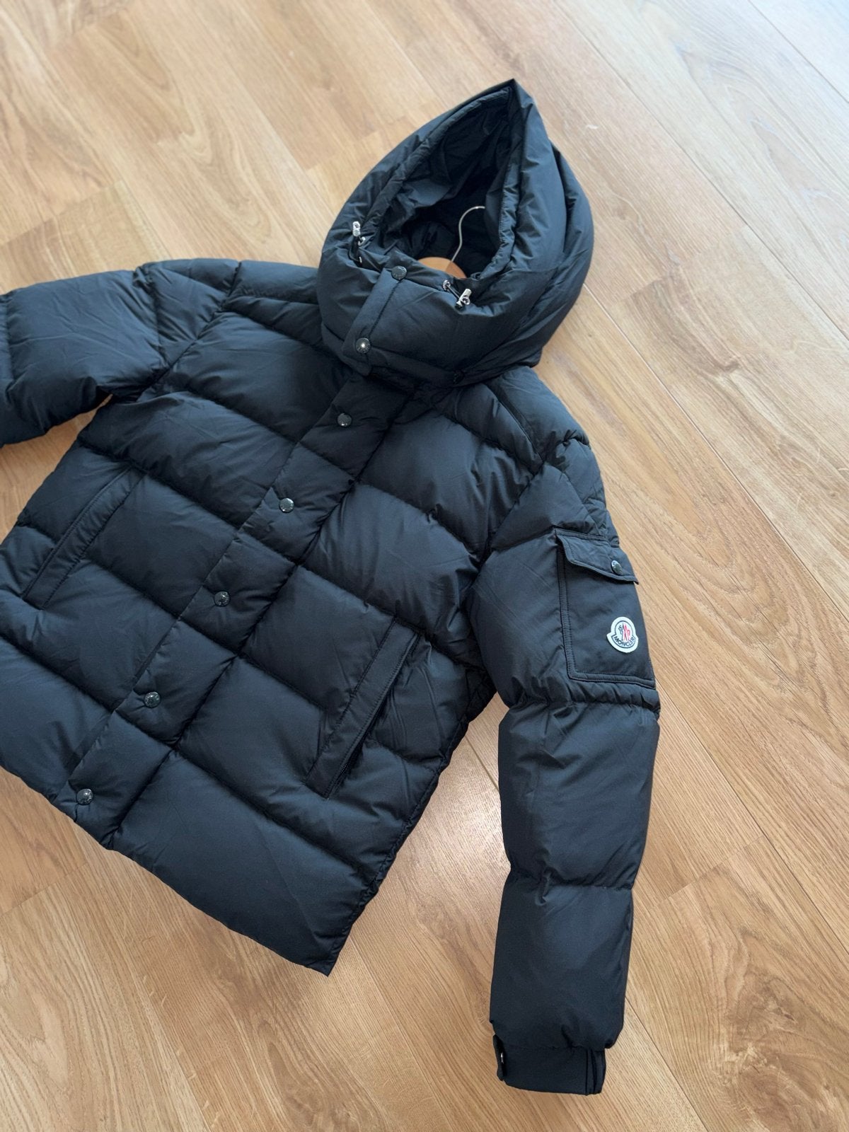 Moncler Vezere Puffer Jas Zwart Maat XS, Kleding | Heren, Ophalen of Verzenden, Nieuw, Maat 46 (S) of kleiner, Zwart