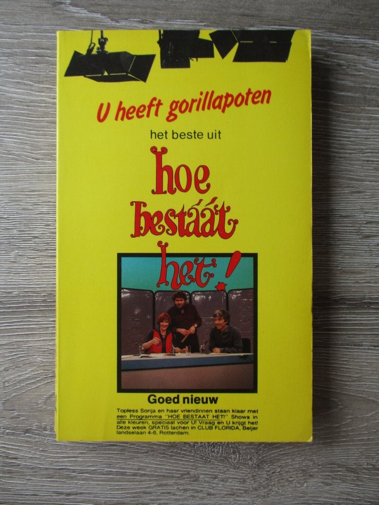 U heeft gorillapoten het beste uit hoe bestaat het!, Ophalen of Verzenden, Gelezen, Verhalen