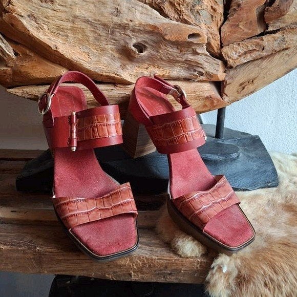 Hispanitas sandalen maat 40, Hispanitas, Gedragen, Rood, Sandalen of Muiltjes