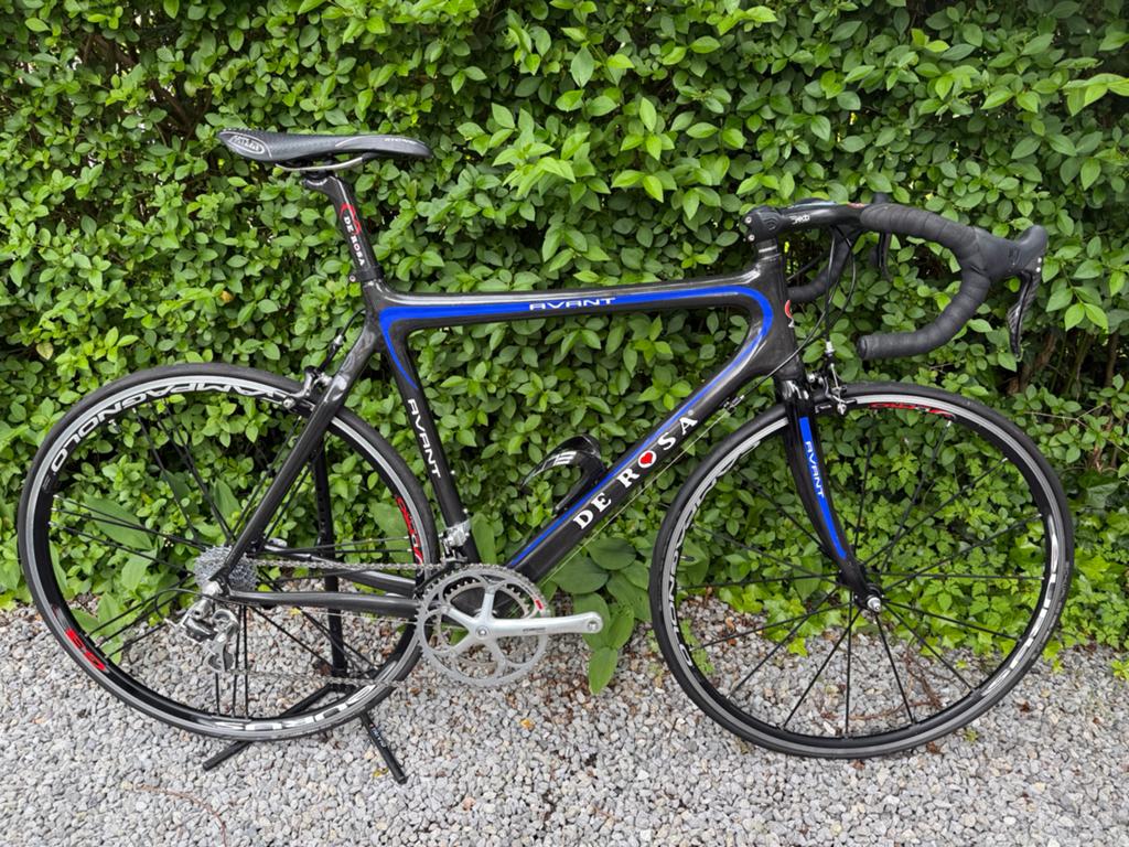 De Rosa Avant - maat 58 - Campa Record 10 speed, Fietsen en Brommers, Fietsen | Racefietsen, Carbon, Zo goed als nieuw, 57 tot 61 cm