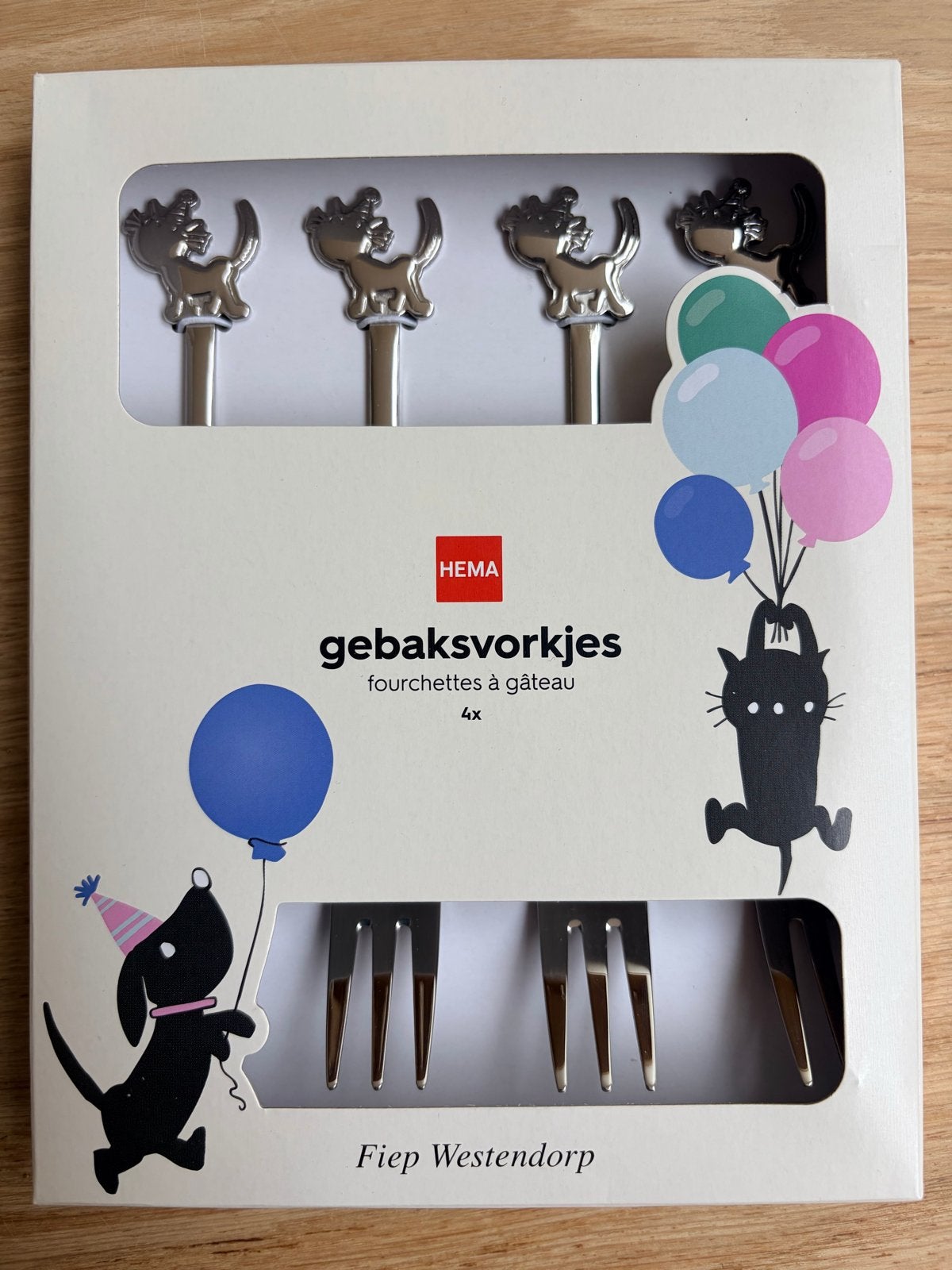 Nieuwe HEMA SIEPIE gebaksvorkjes - meer sets te koop, Huis en Inrichting, Keuken | Bestek, Nieuw, Rvs of Chroom, Ophalen of Verzenden