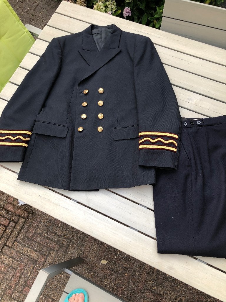 Uniform Radio Officier, marconist, Radio Holland, Ophalen, Gebruikt, Motorboot of Zeilboot, Gebruiksvoorwerp