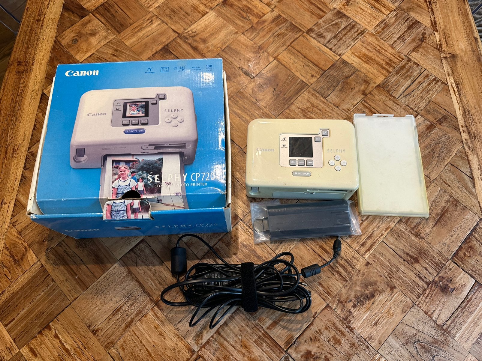 Canon Selphy CP720 Fotoprinter - Compact en Draagbaar, Computers en Software, Fotoprinter, PictBridge, Kleur printen, Ophalen of Verzenden