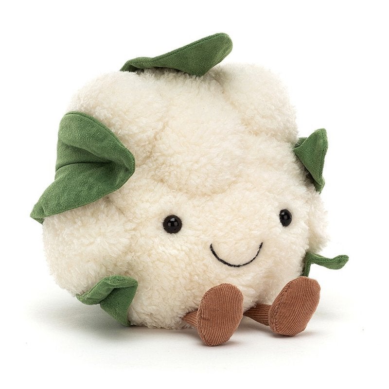 Jellycat Amuseable Cauliflower Bloemkool Knuffel Nieuw +tags, Jellycat, Overige typen, Nieuw, Ophalen of Verzenden