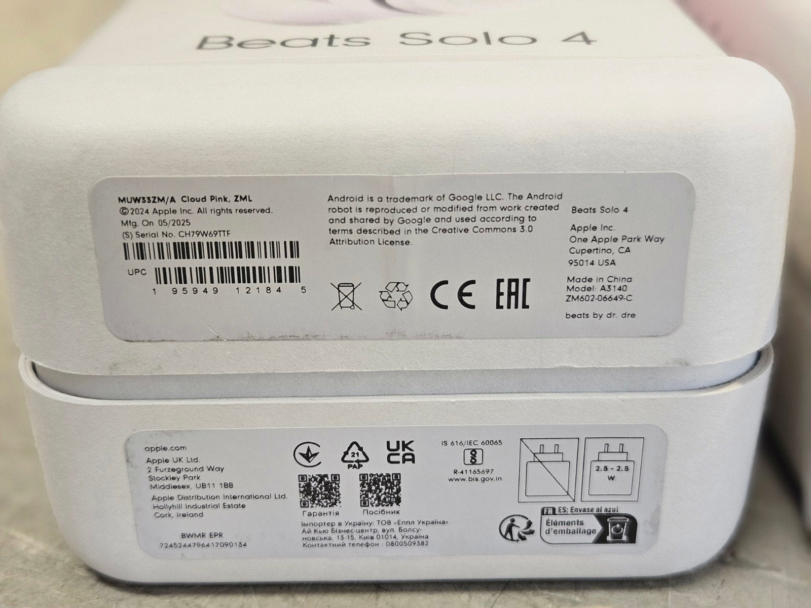 Beats Solo 4 Koptelefoon - Nieuw in Doos, Apple Inc., Draadloos, Nieuw, On-ear