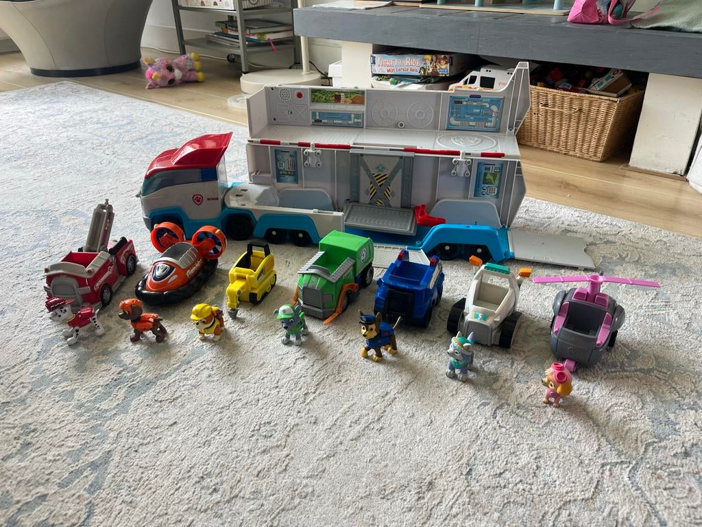 Paw Patroller met alle pups en voertuigen, Ophalen, Gebruikt
