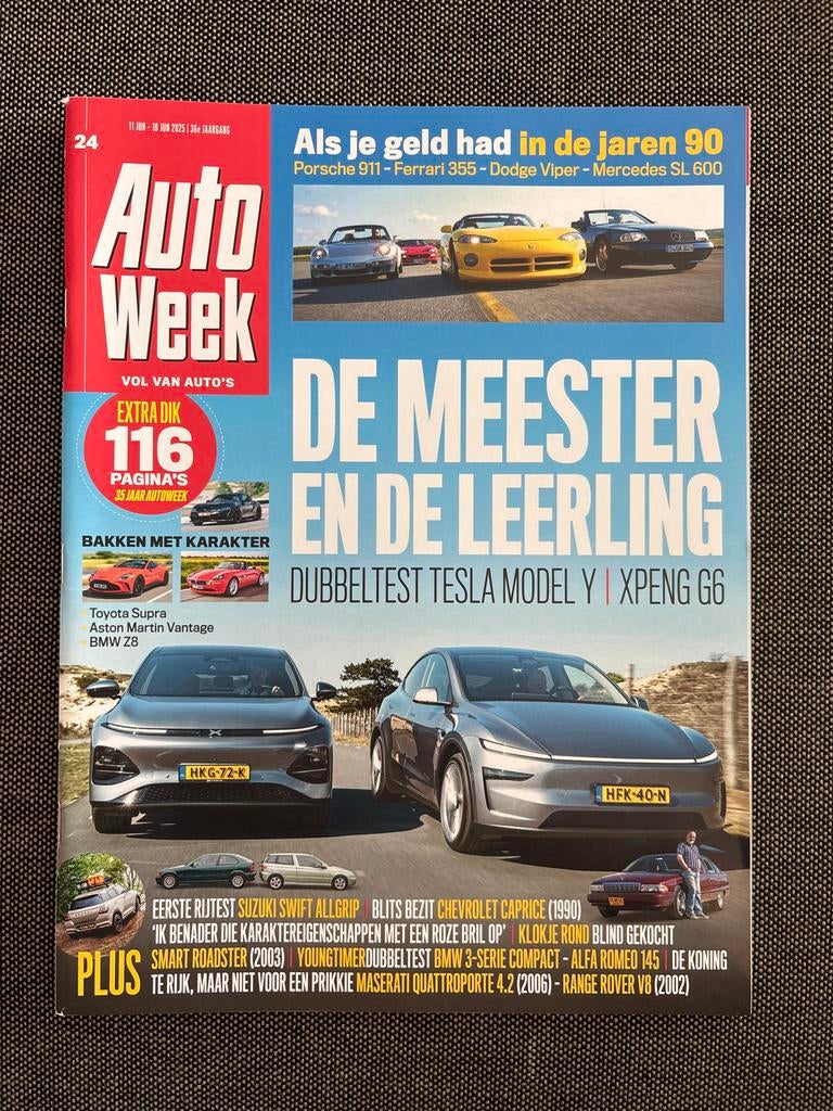 AutoWeek Magazine - 11 juni 2025 - 35 Jaar AutoWeek, Ophalen of Verzenden, Nieuw