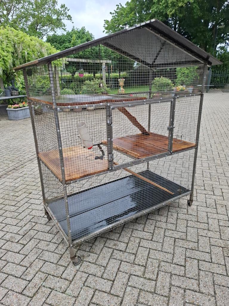 Grote, stevige kooi., Ophalen, Kooi, 90 cm of meer, 110 cm of meer