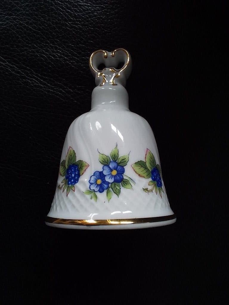 Vintage porseleinen tafelbel van Hollóháza, Antiek en Kunst, Ophalen of Verzenden