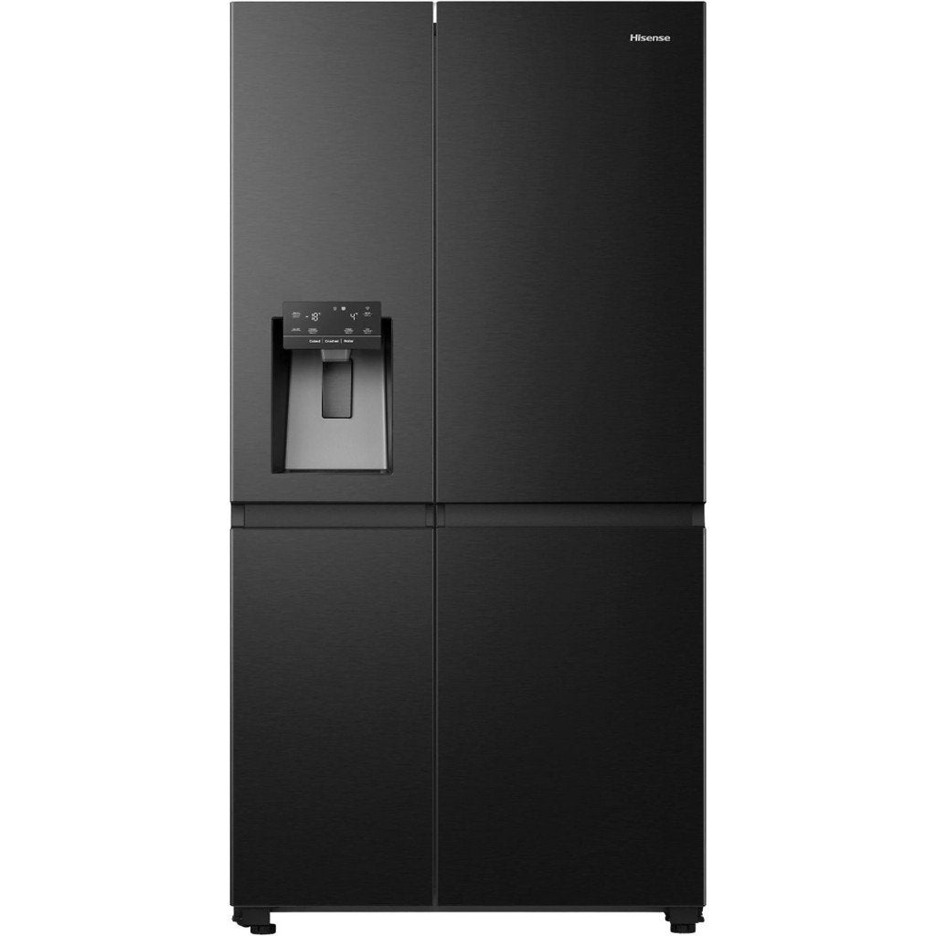 HISENSE RS818N4IFD Amerikaanse S-S Koelkast-40% KORTING, Ophalen, 60 cm of meer, -, Met aparte vriezer