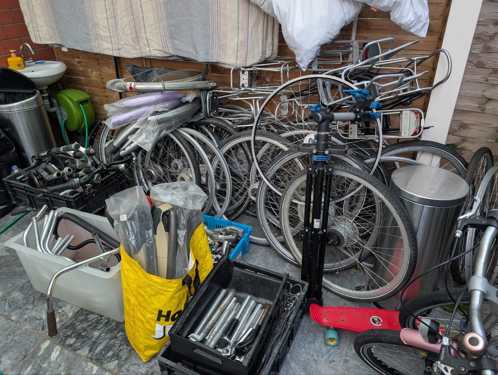 Diverse fietsonderdelen en accessoires, Gebruikt, Elektrische fiets, Overige typen, Ophalen of Verzenden