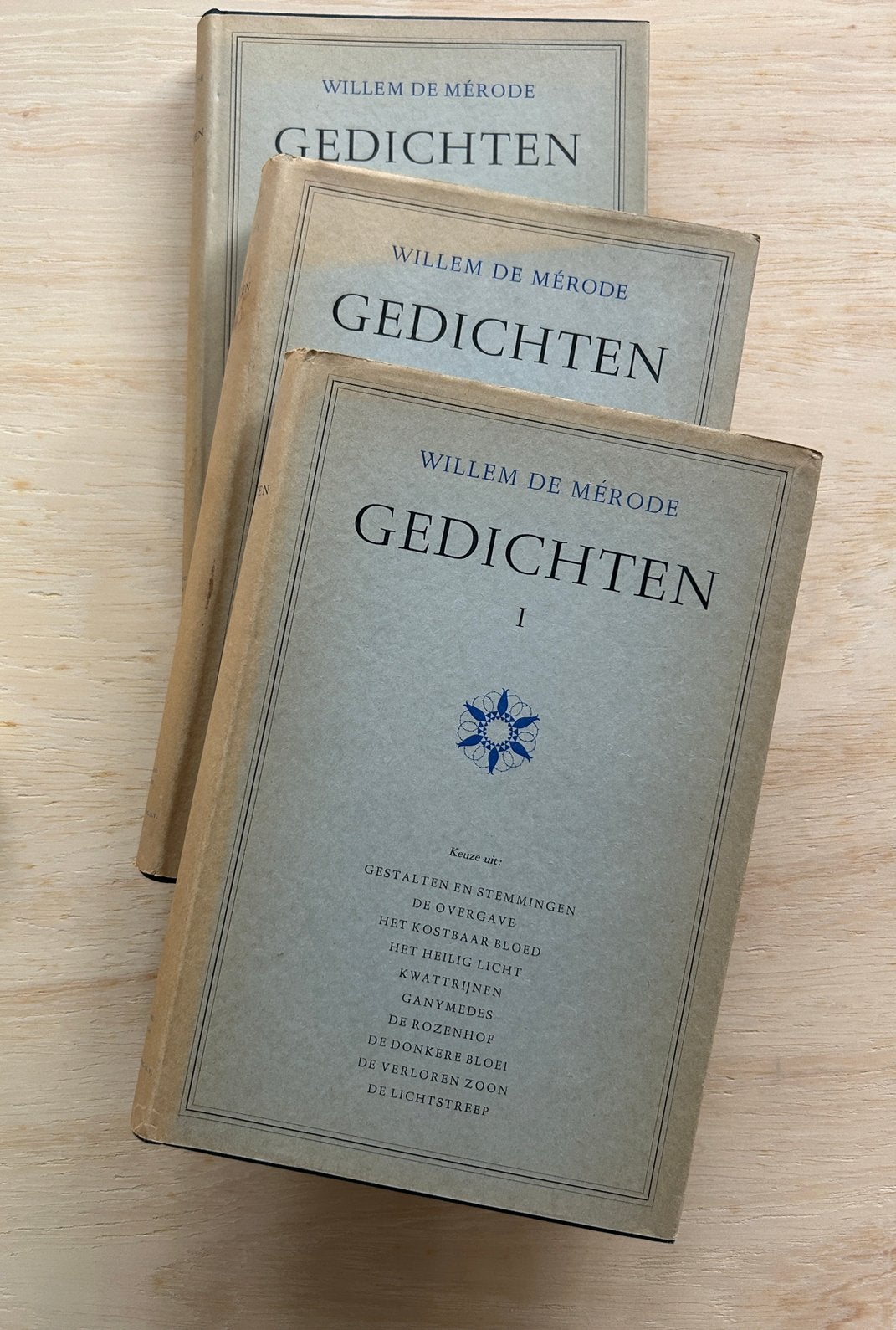 Willem de Merode oa  Gedichten I, II, III, Ophalen, Gelezen
