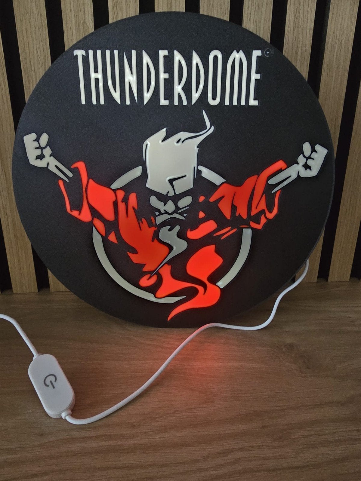Thunderdome LED Lamp - Hardcore Gabber Verlichting, Ophalen of Verzenden, Zo goed als nieuw, Lichtbak of (neon) lamp