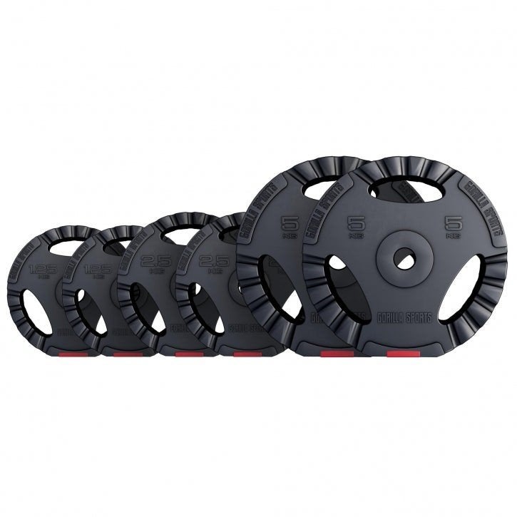 Gloednieuwe Halter Gewicht Set - Gorilla Sports, Ophalen of Verzenden, Nieuw, Rug, Halterset