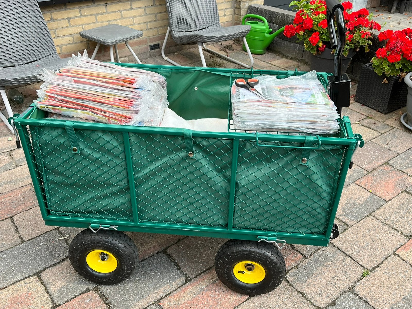 NIEUW in doos | Bolderkar | Tuinkar - folderkar, Ophalen of Verzenden, Opvouwbaar, Nieuw