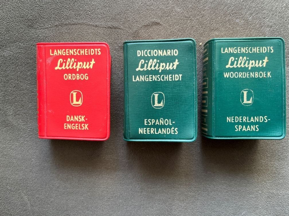 Langenscheidt's Lilliput Woordenboeken - Diverse Talen, Gelezen, Langenscheidt, Overige uitgevers, Ophalen of Verzenden