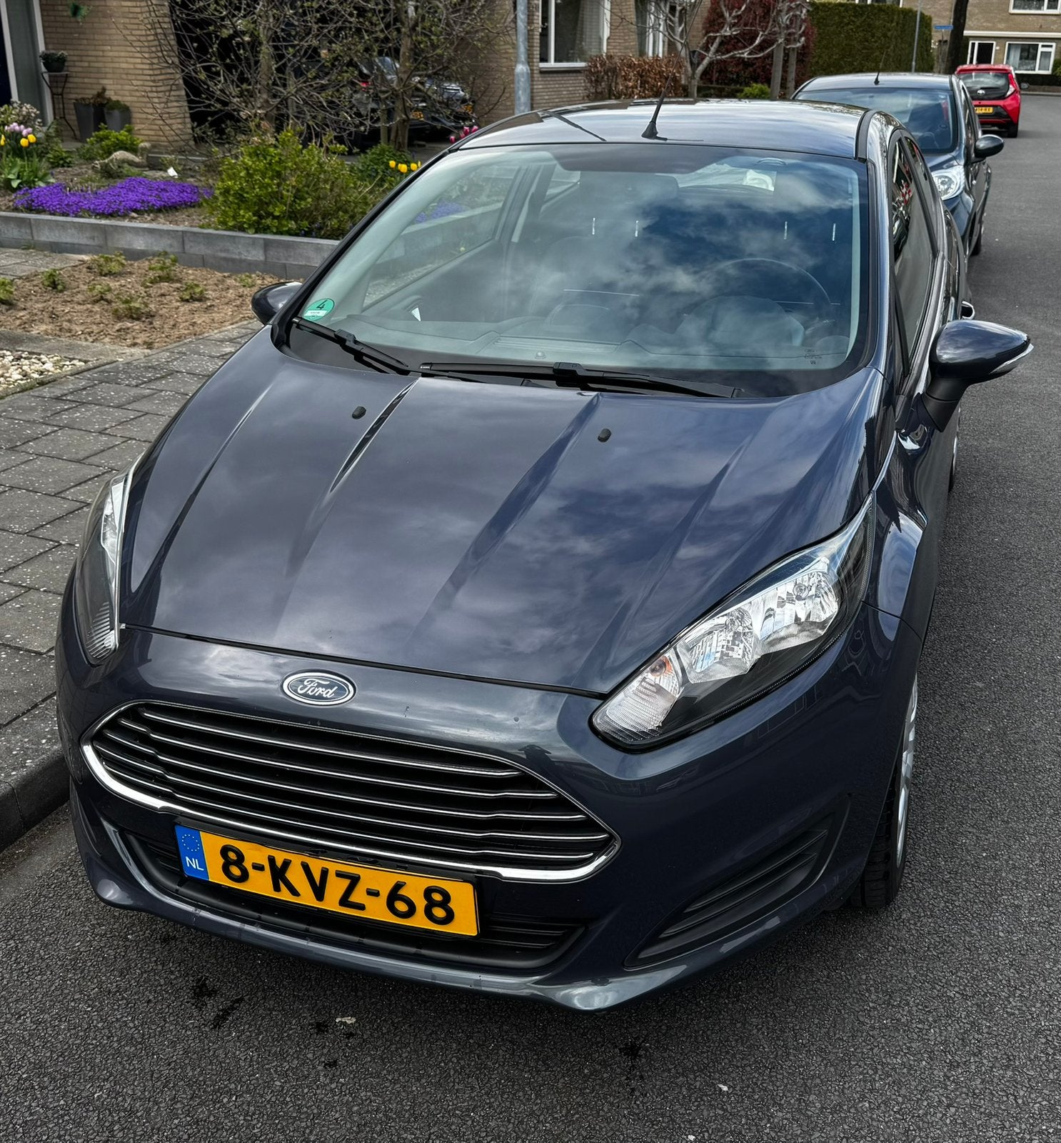 Ford Fiësta 1.0 80PK 3D S/S 2013 Grijs, Auto's, Ford, Particulier, Fiësta, Airbags, Bluetooth, Boordcomputer, Centrale vergrendeling