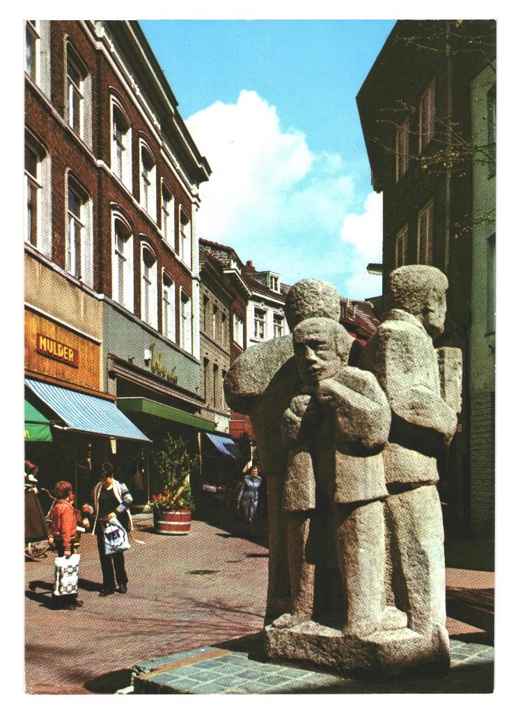 41653	Sittard	Limbrichterstraat	Nette kaart	Onbeschreven, Ophalen of Verzenden, 1960 tot 1980, Ongelopen, Limburg
