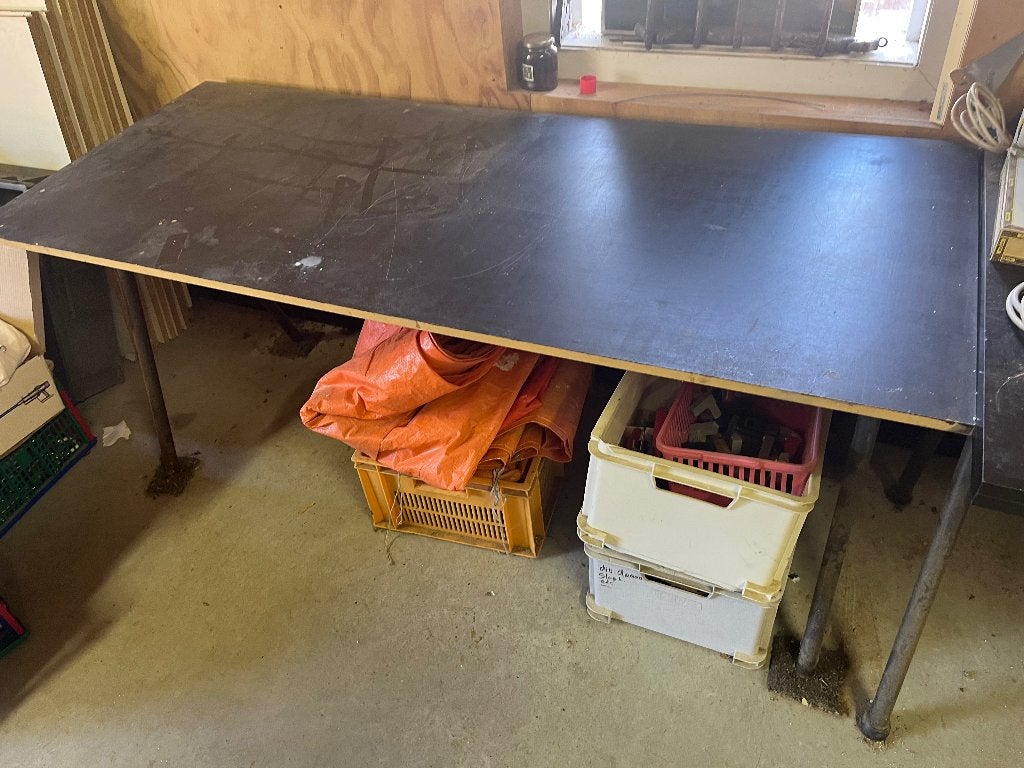 tafel voor in schuur of opslag, Ophalen